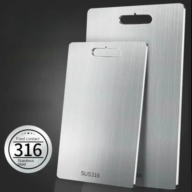 Royallure Titanium Förbättrad Skärbräda - Hållbar, Dubbel-Sidig, Livsmedelsklassad Säker Skäryta för Kök och Utomhusbruk