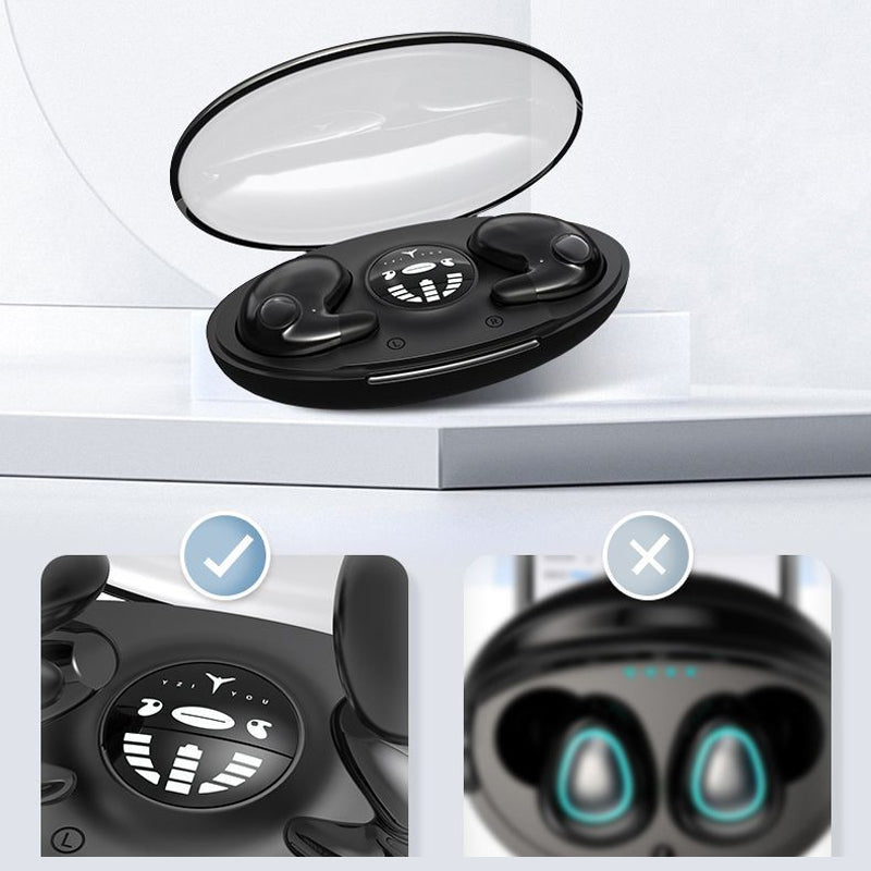 Trådlösa öronproppar med osynlig sömn design