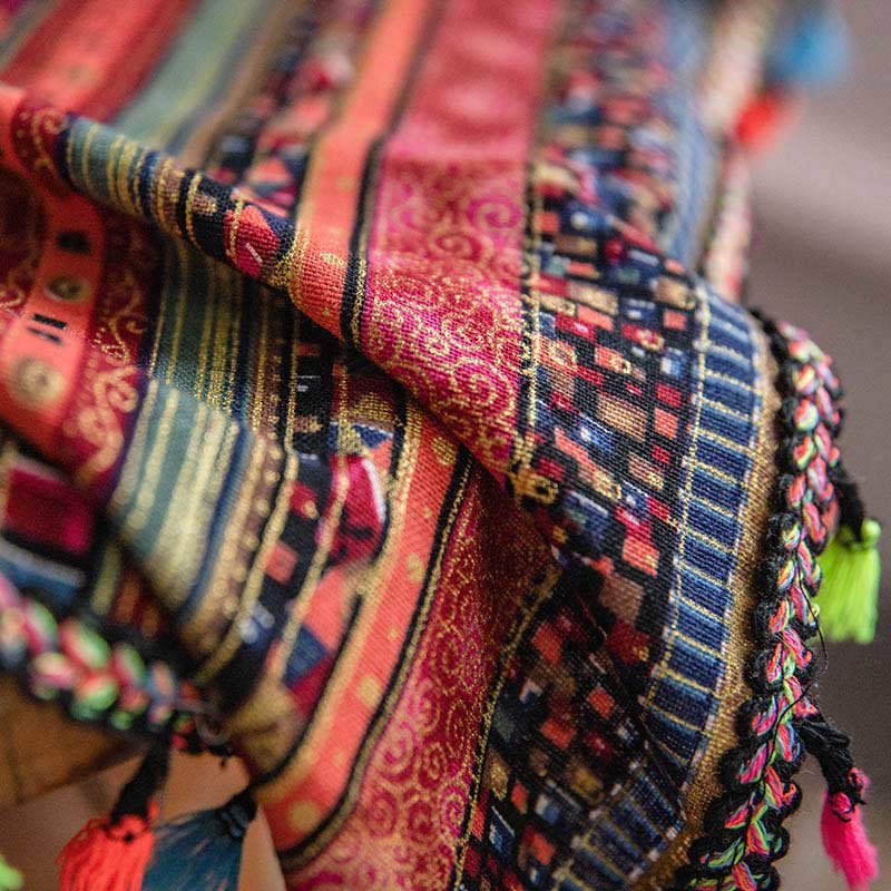 Färggranna Pärlfrans Gardin Ljusfilter Draperier