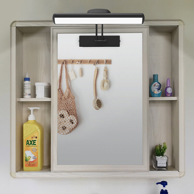 Minimalistisk justerbar LED-vägglampa i balkform för badrum