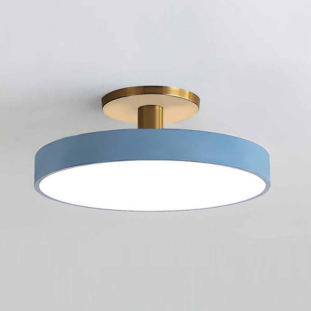 Modern Flush Mount Ceiling Light | 5.9×11.8–23.6 in | LED Rund Armatur | Hårdvara + Akryl | Brick by Brick