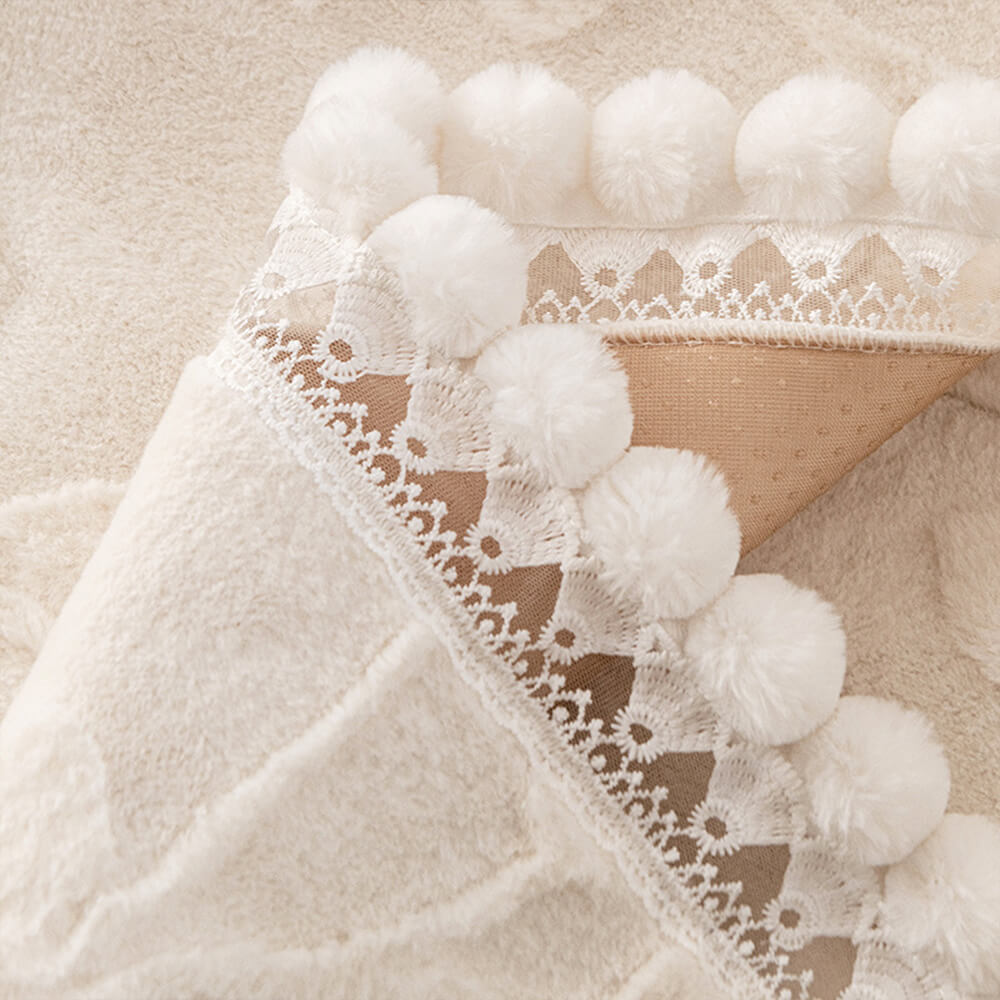 Branch Jacquard Elegant Decorative Plush Non-Slip Sofföverdrag