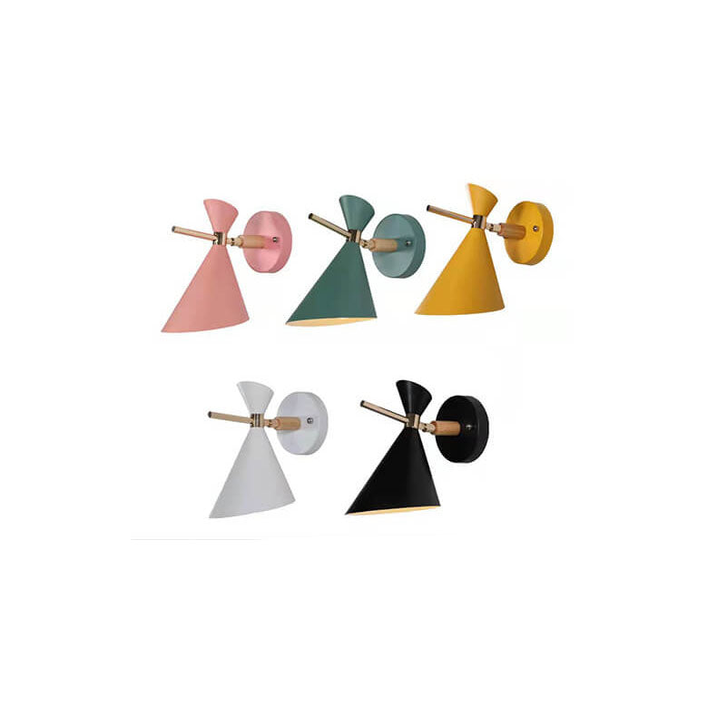 Nordisk Enkel Horn Lampkåpa 1-ljuskrona Vägghybrid