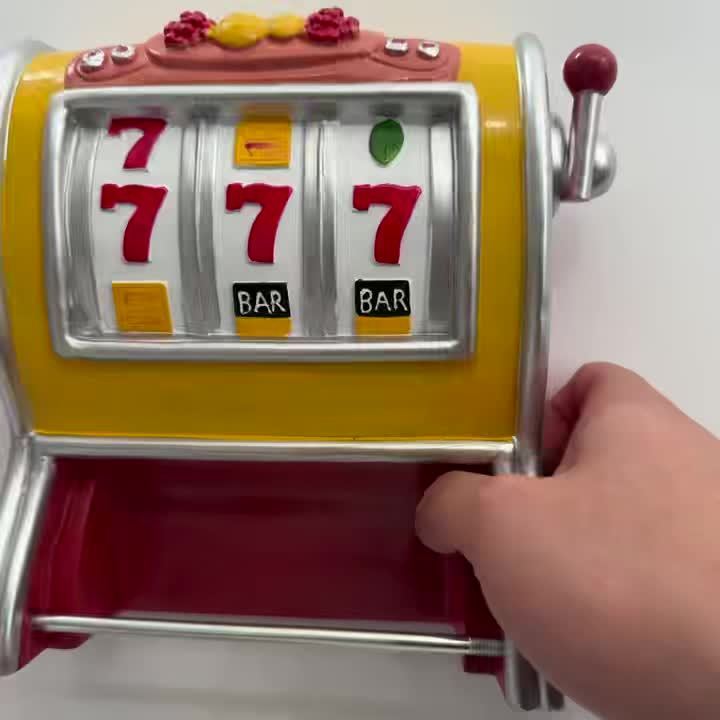 Jackpot Toalettrullehållare – Spelmaskinsdesign & Väggmonterad