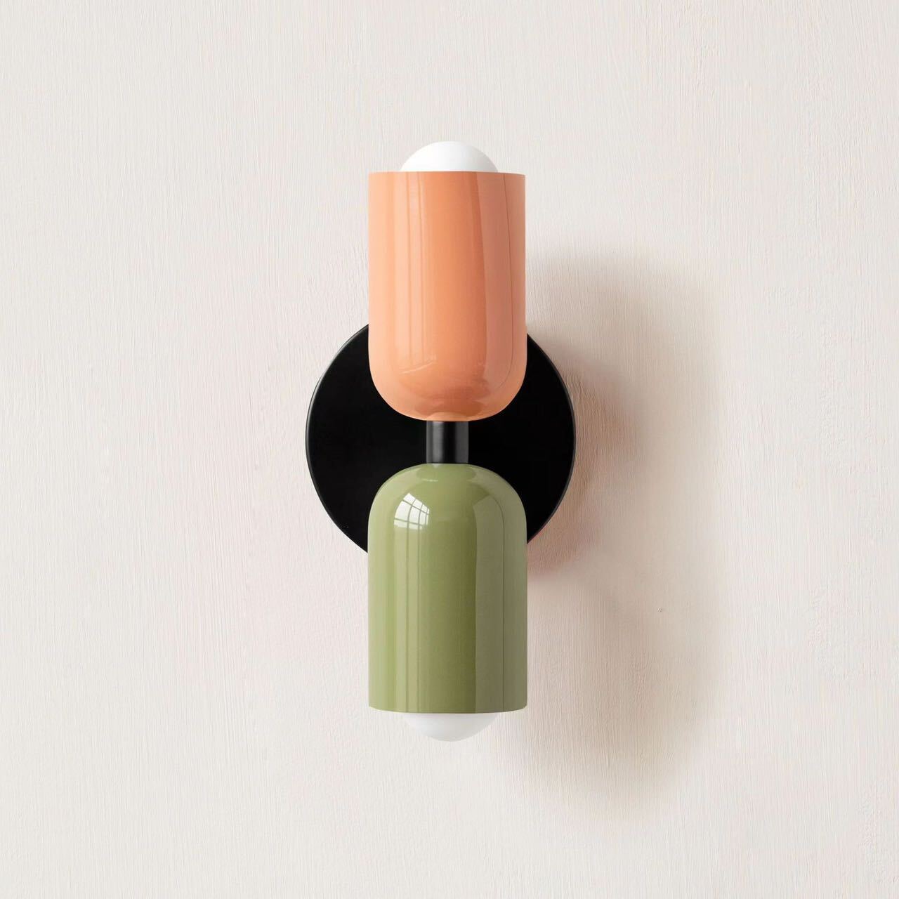 Morandi Modern LED Vägglampa 2-armad Svart Inomhus/Korridor Metall