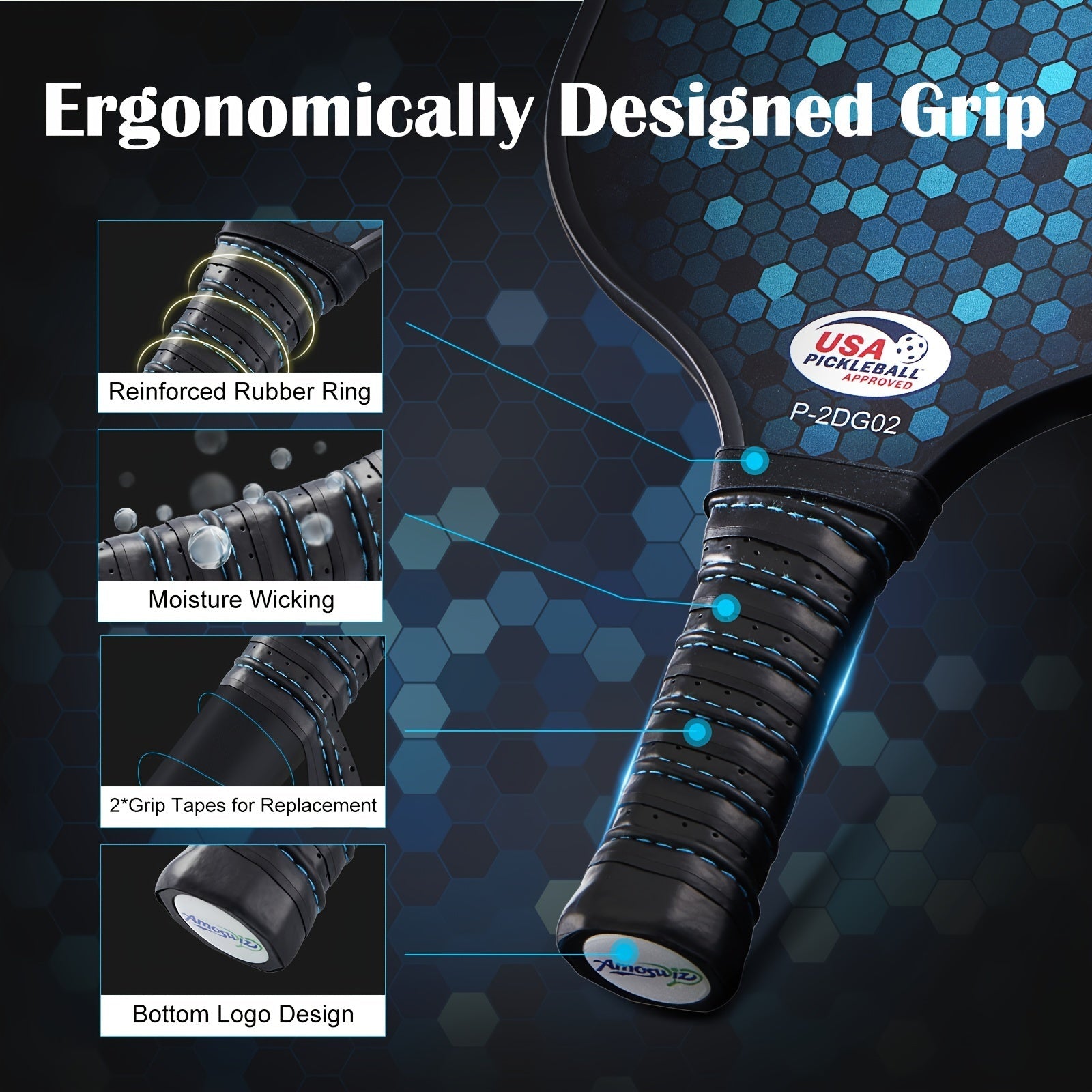 4 person Pickleball Paddle Set