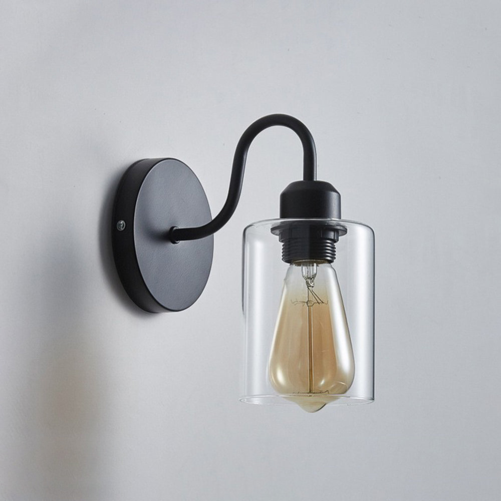 Marit - Retro LED Vägglampa Svart