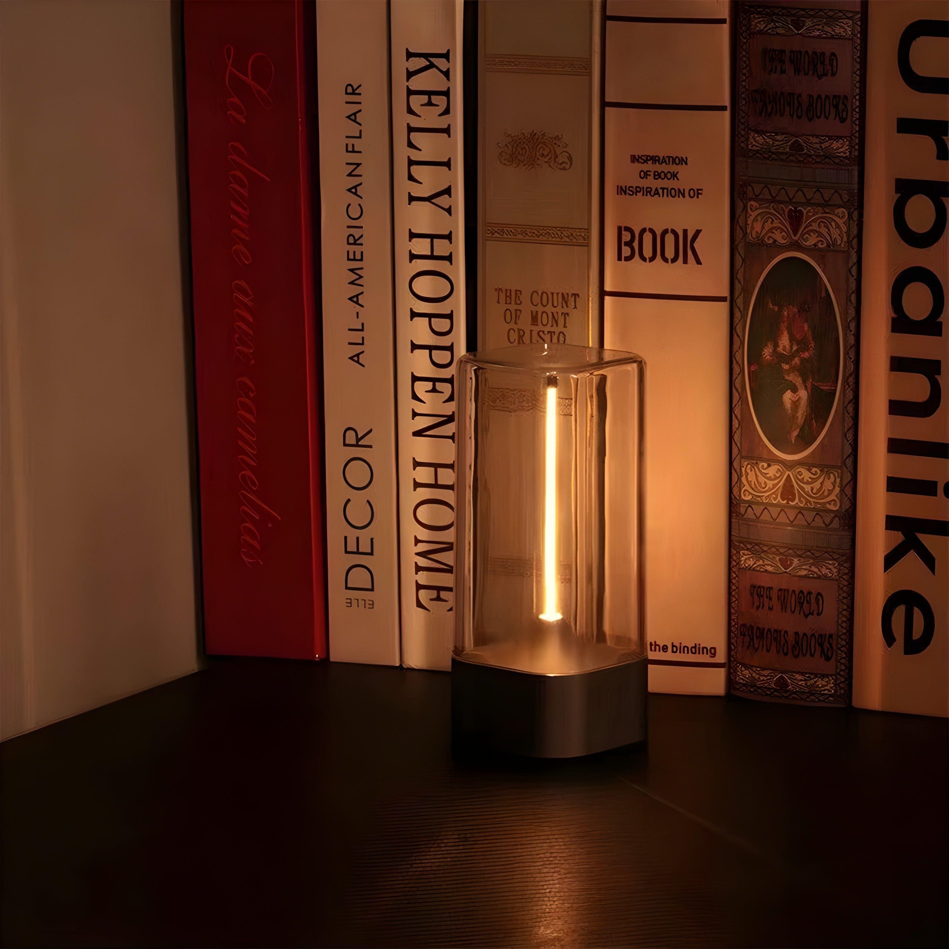 QuantumAura Lampa - Avslappnad USB-laddning Magnetisk Bordslampa