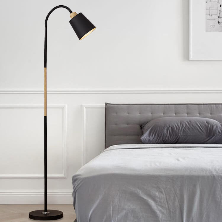 Justerbar Skugga Golvlampa med Stabil Järnbas