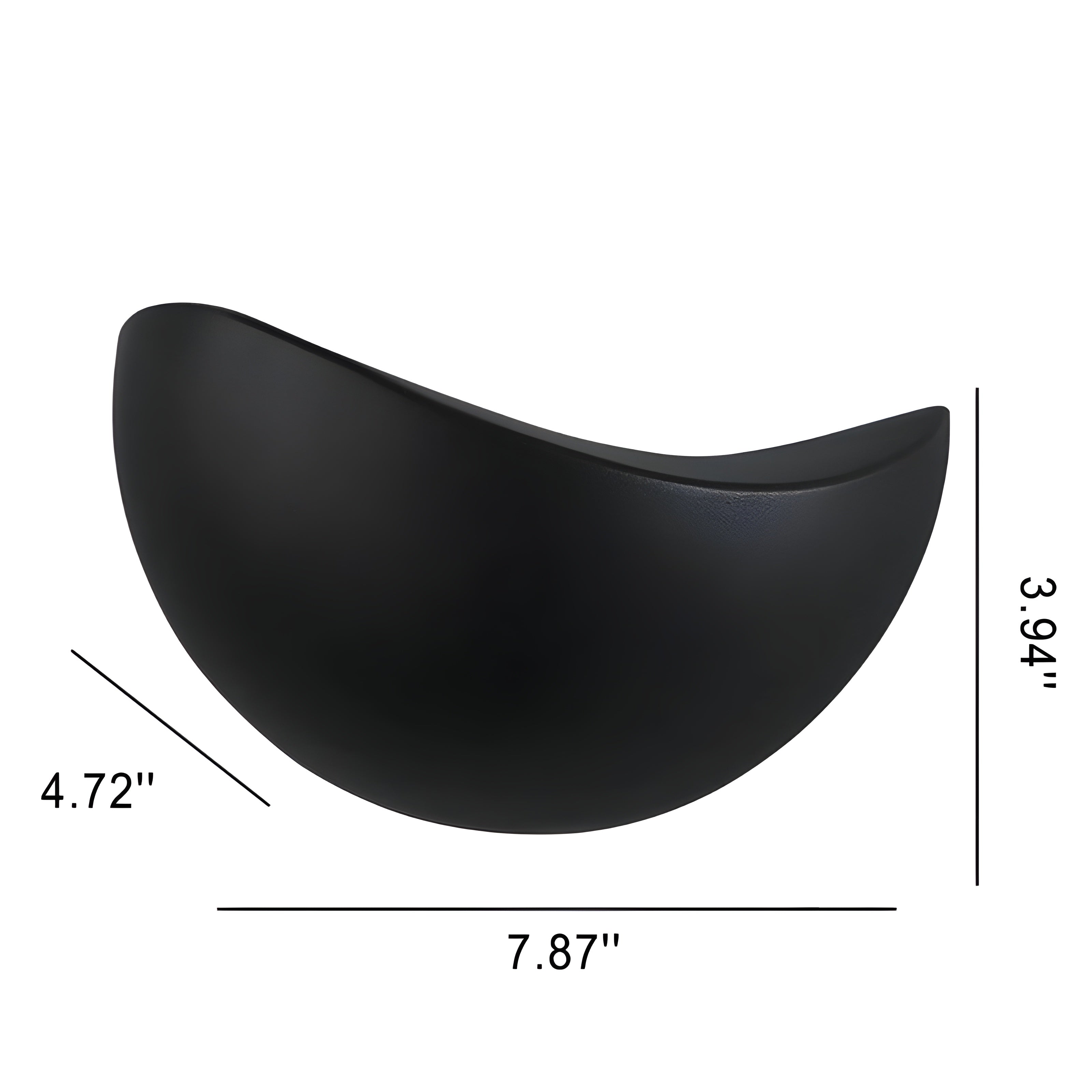 NoirLume Light - Minimalistisk halvcirkelformad LED vägglampa