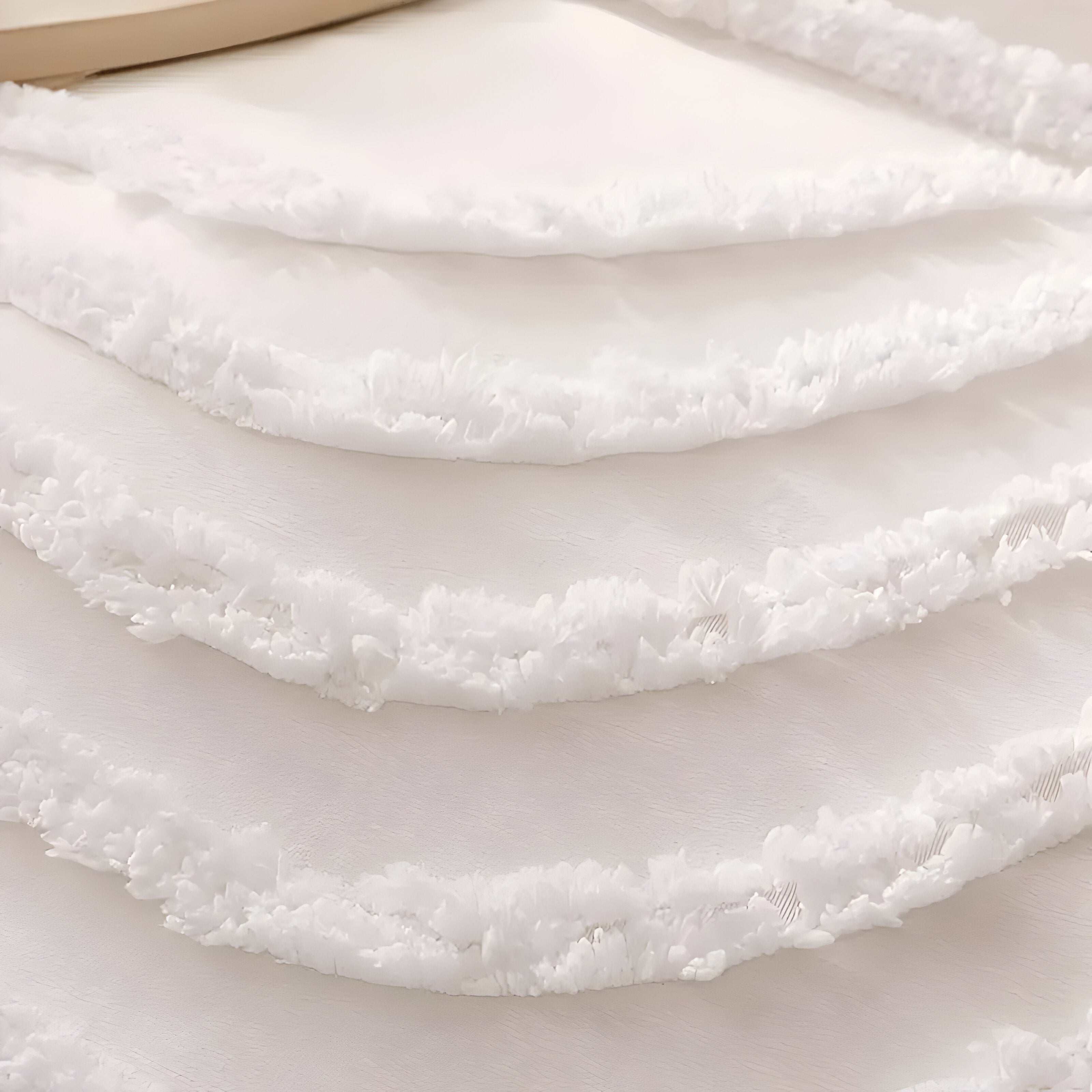 PureHaven Duvet-set - 3 delar Lyxig Randig Klippt Sängöverdrag