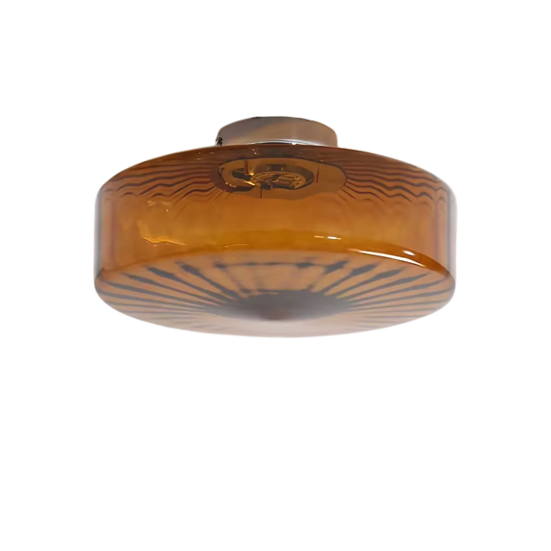 RadiantAura – Solstråle glasloftslampa för elegant belysning och stilfull inredning