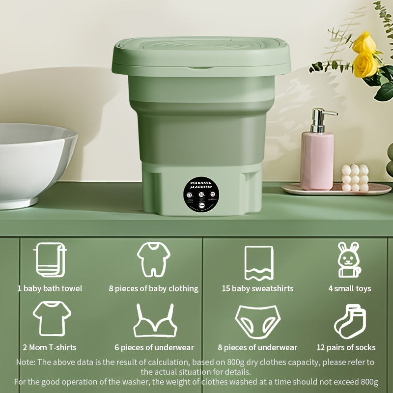 FlexiWash Fällbar Tvättmaskin – Praktisk och Platsbesparande