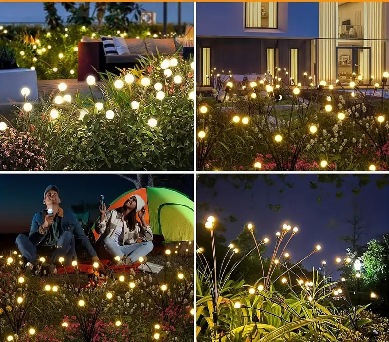 SunTwinkle – Solcellsdrivna eldfluge-lampor för trädgården