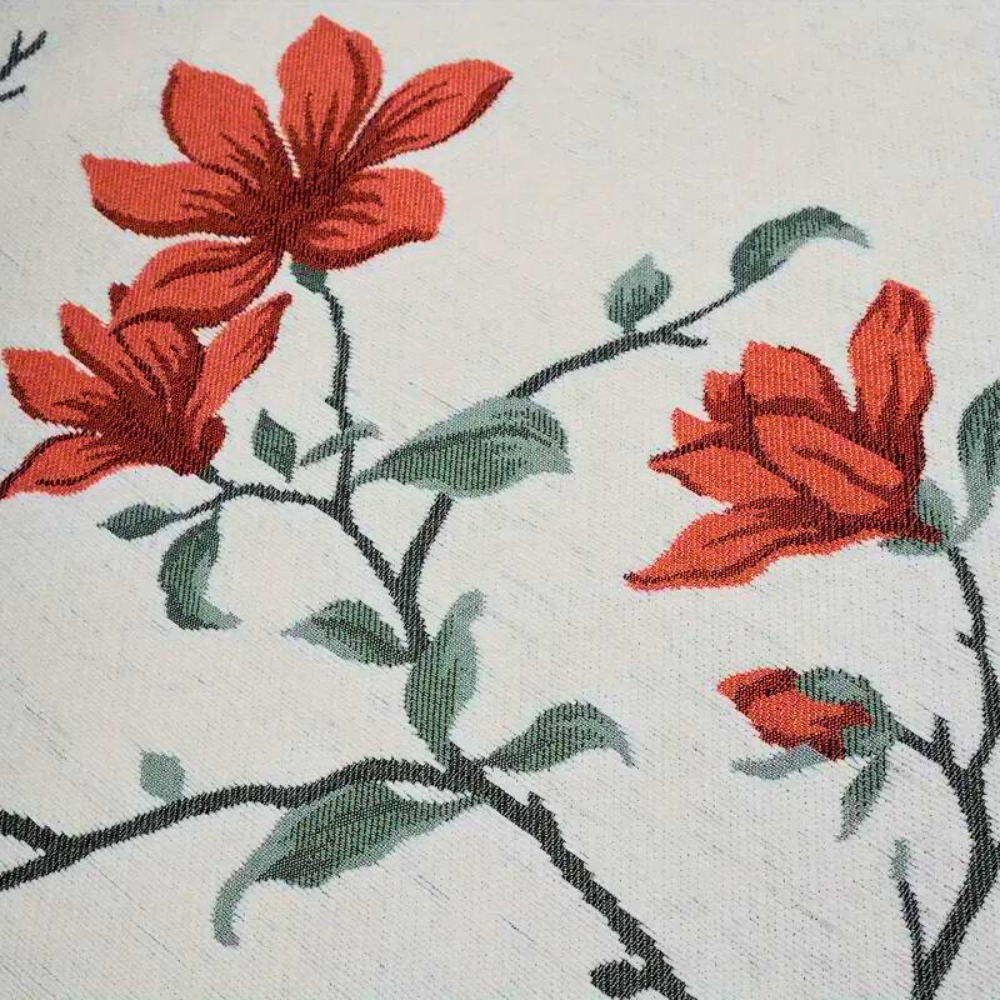 Vintage Floral Chenille Sofföverdrag