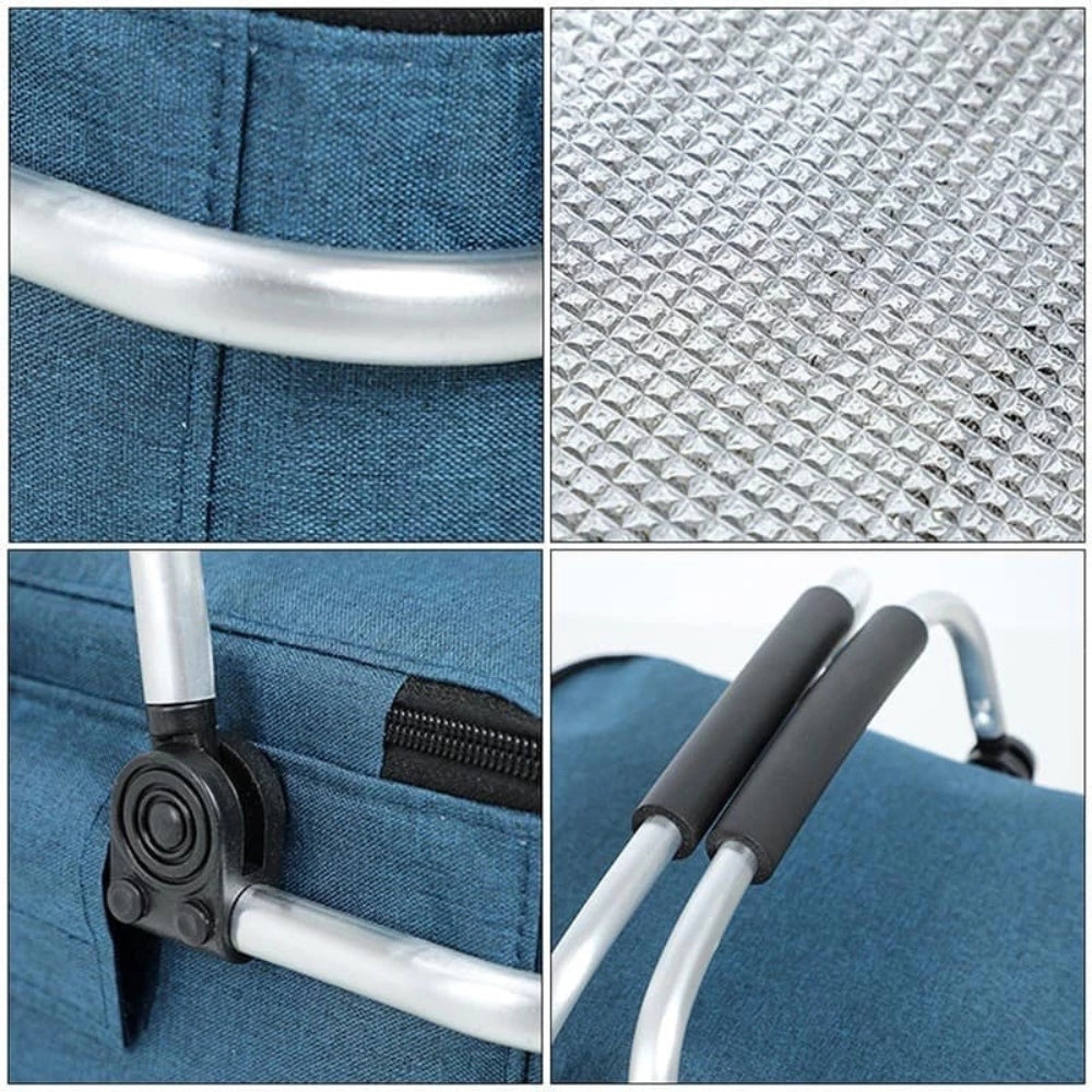 Hopfällbar läckagesäker picknickkorg