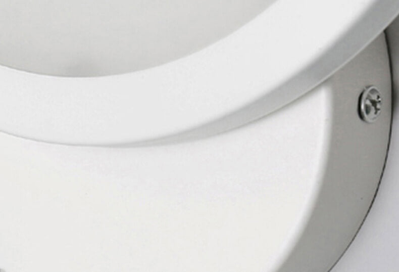 Modern, minimalistisk, kreativ LED-vägglampa i rosdesign