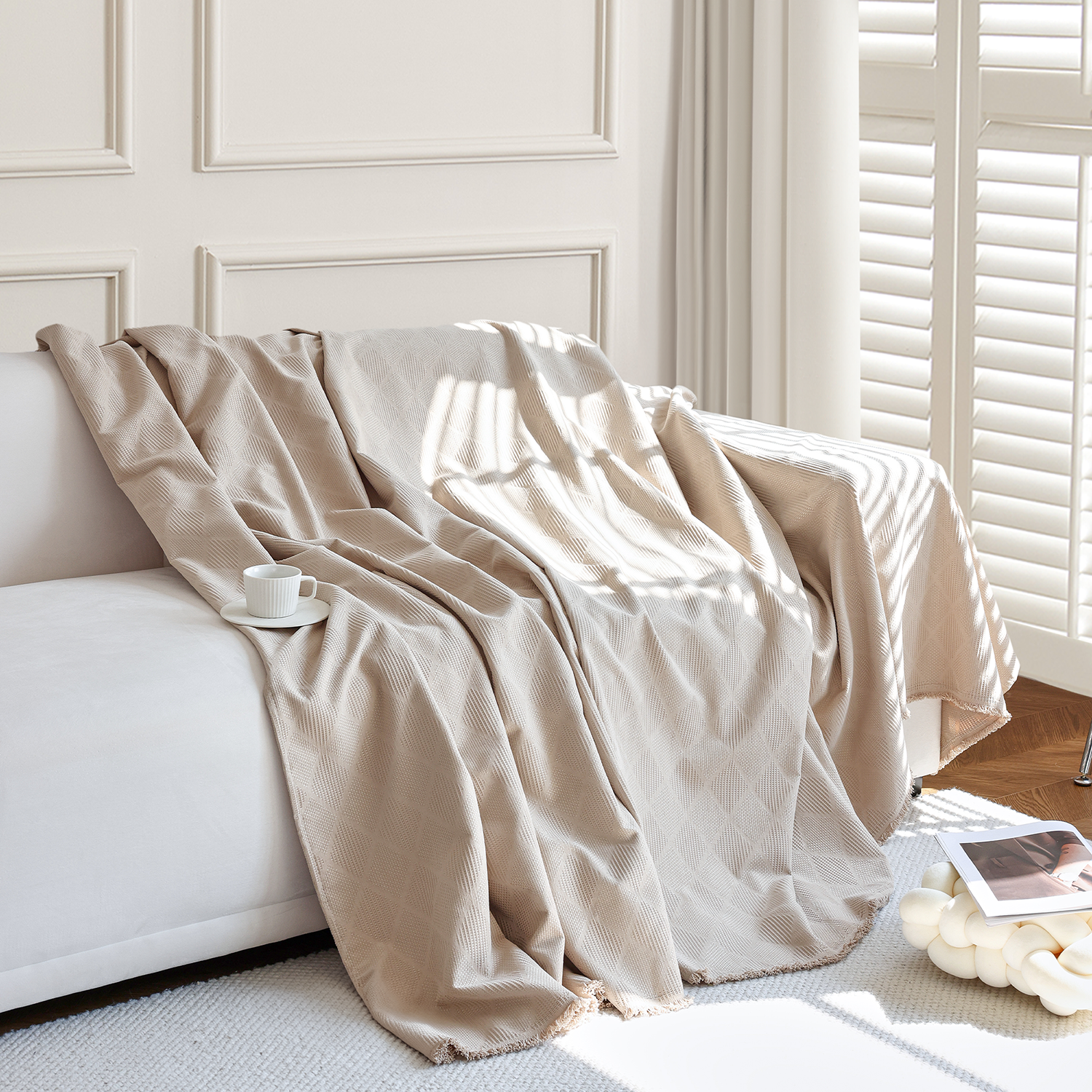 Dold Ädelstensofföre - Modern, Stilig & Hållbar Soffskydd