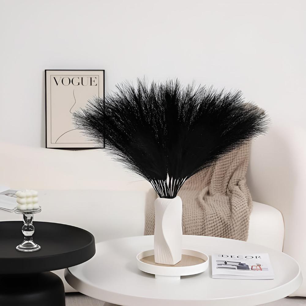 Stiliga Faux Pampas Gräs Stjälkar | 3 St
