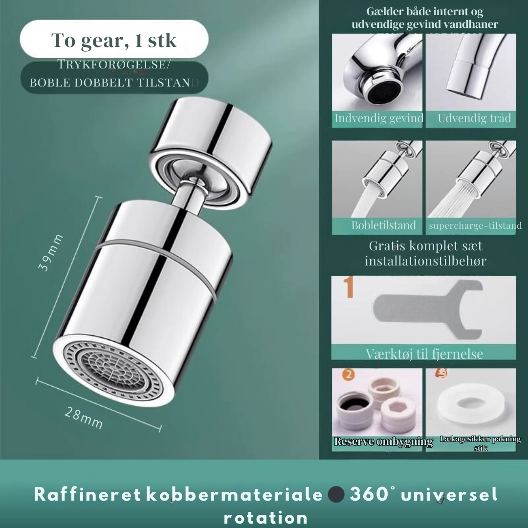 Carvallo – 720° rörelsefrihet för fläckfria handfat