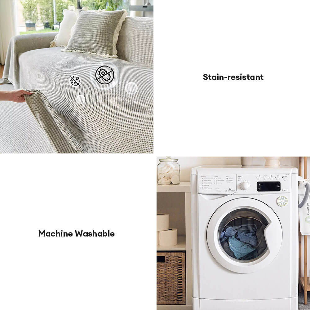 Mjuk korduray varm våffelväv sofföverdrag för komfort