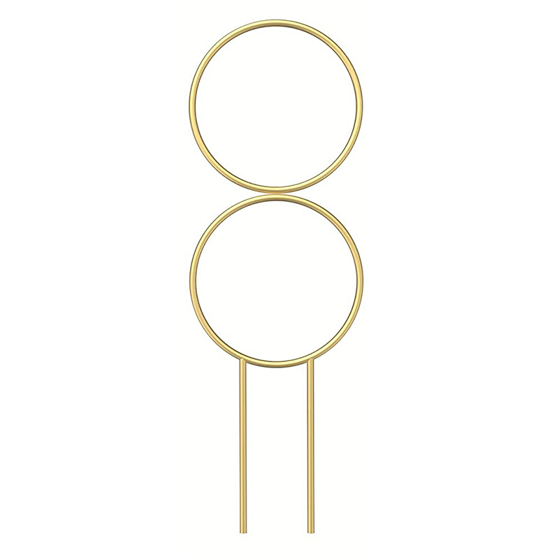 Metallplanter stötta för klätterväxter i olika former