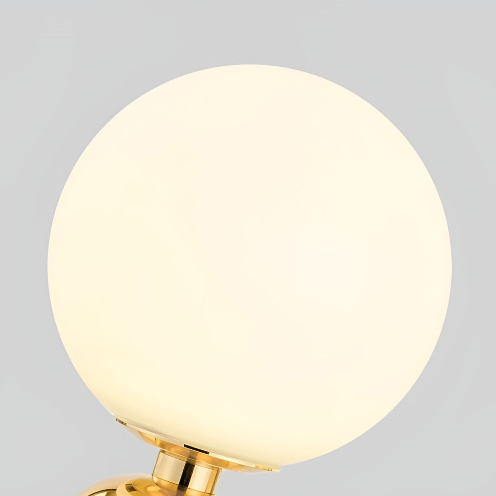 1-Ljus Handblåst Aballs Bordslampa Elektropläterad Nordisk