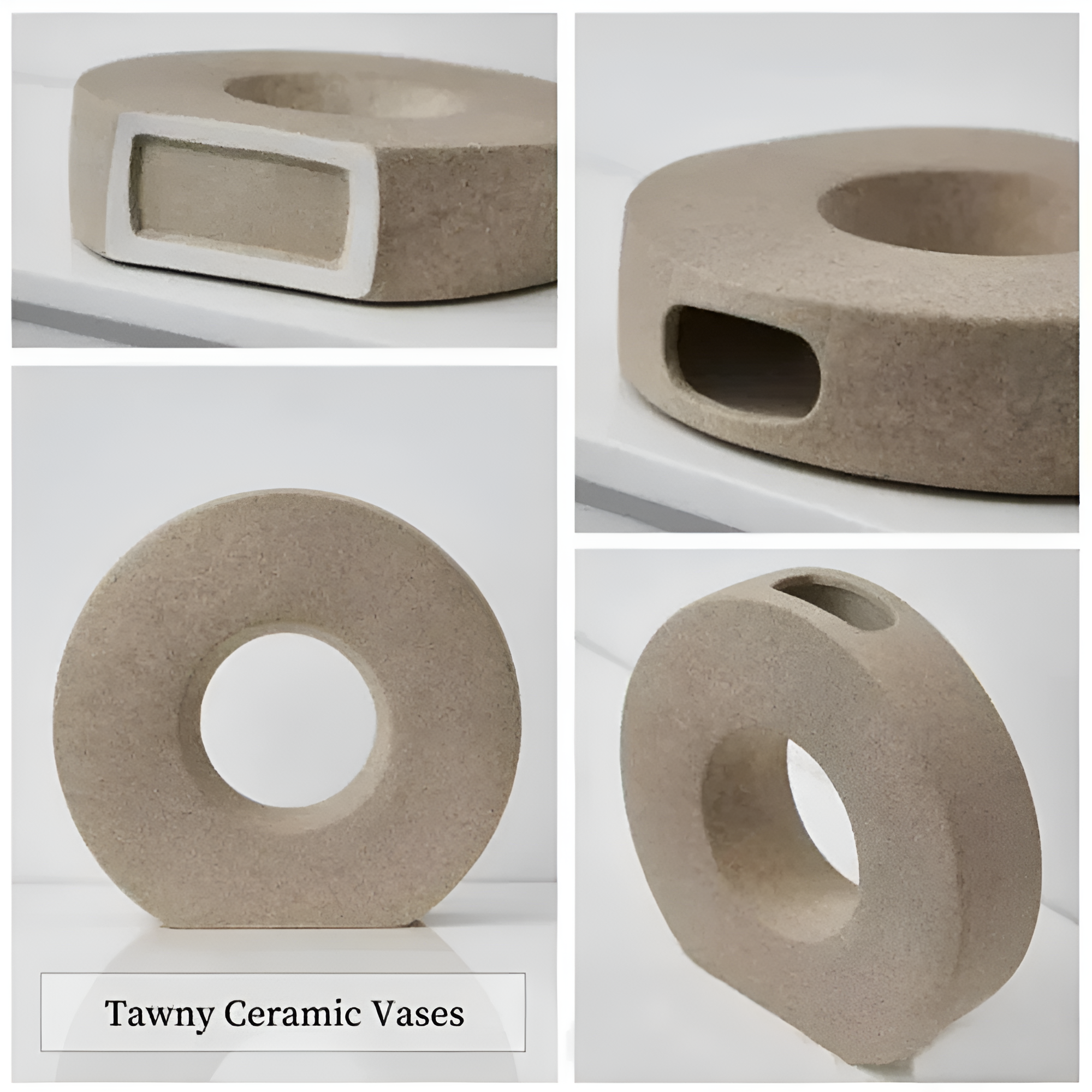 Nordic minimalist style ceramic vase