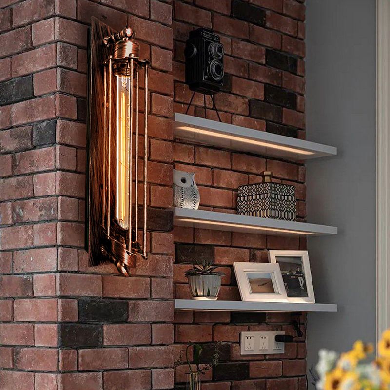 Elias Retro Vägglampa, Metall, Olika Färger