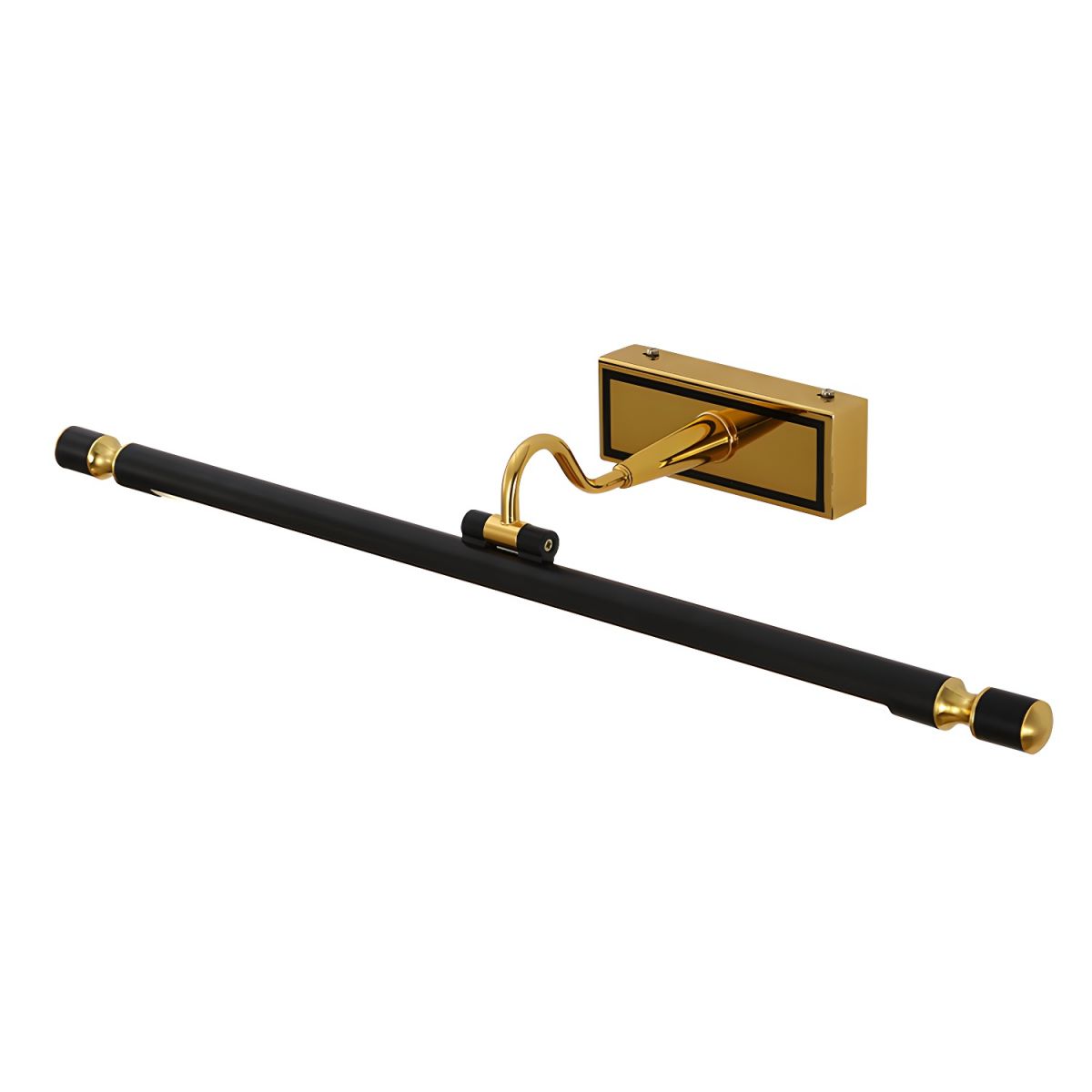 Svart Enkelt LED Badrumsspegel Vägglampa