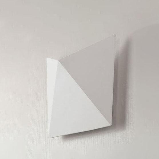 Modern minimalistisk origami-LED-vägglampa med 1 ljus