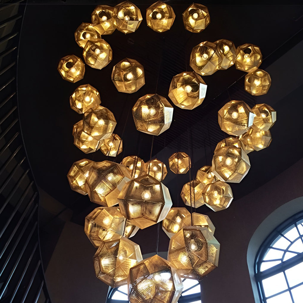 ModernSphere - Postmodern Geometrisk Rund Taklampa Chandelier