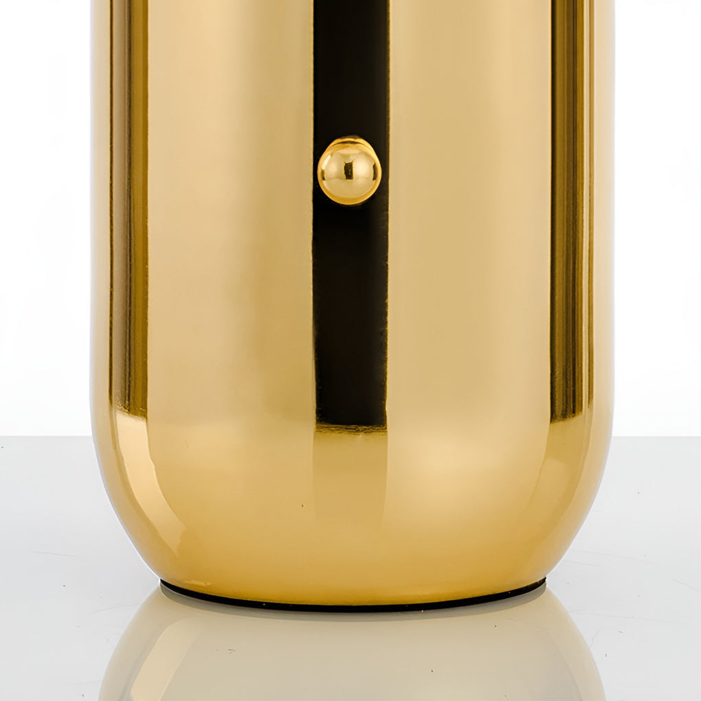 1-Ljus Handblåst Aballs Bordslampa Elektropläterad Nordisk