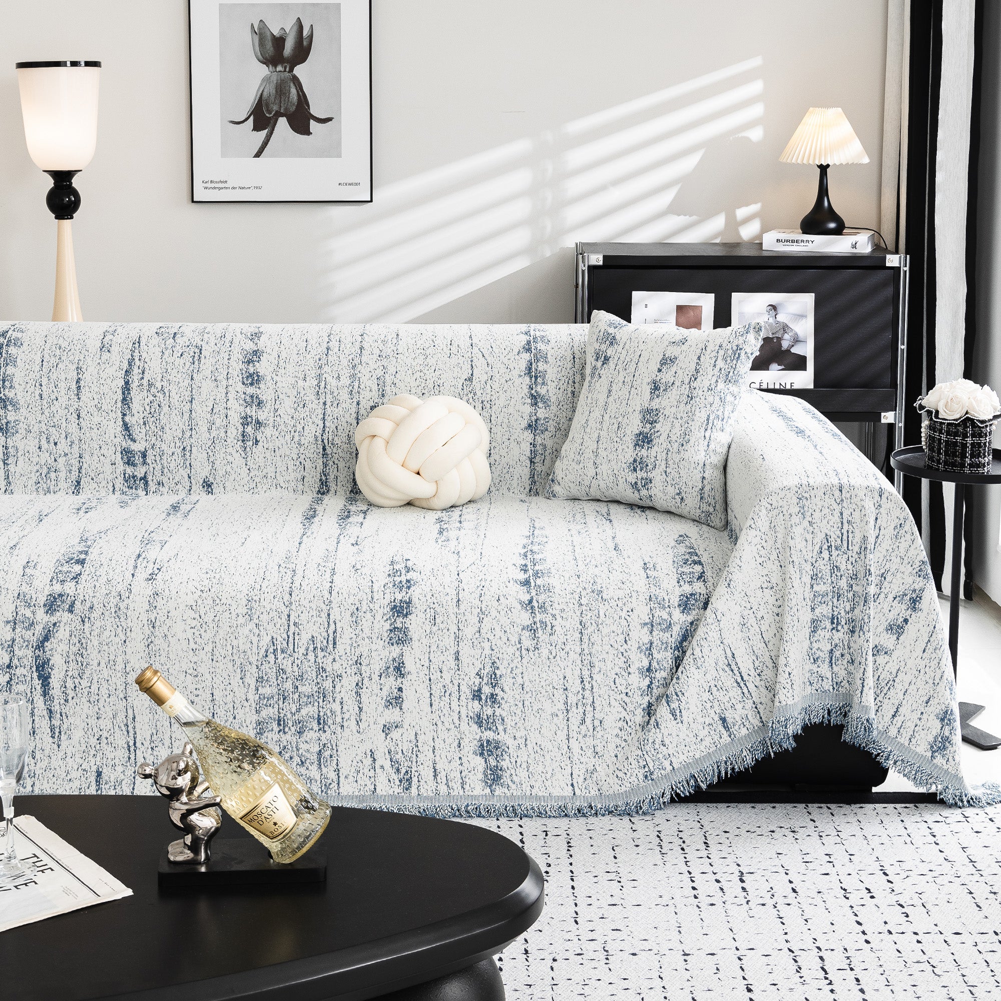 Samtida Canvas Sofföverdrag - Modernt, Stiligt & Hållbart Soffskydd