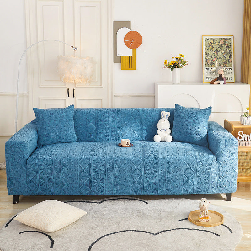 Bohemian Jacquard Stretch Heltäckande Anti-Slip Sofföverdrag