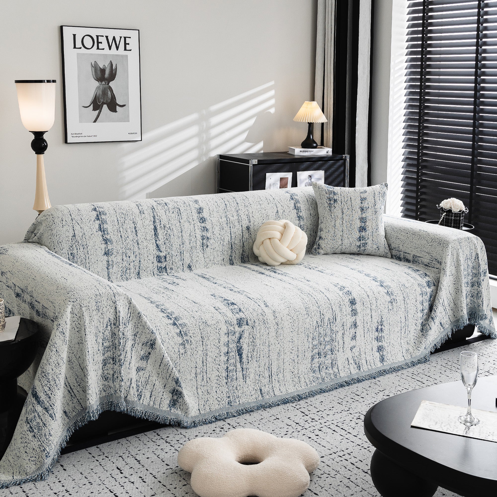 Samtida Canvas Sofföverdrag - Modernt, Stiligt & Hållbart Soffskydd