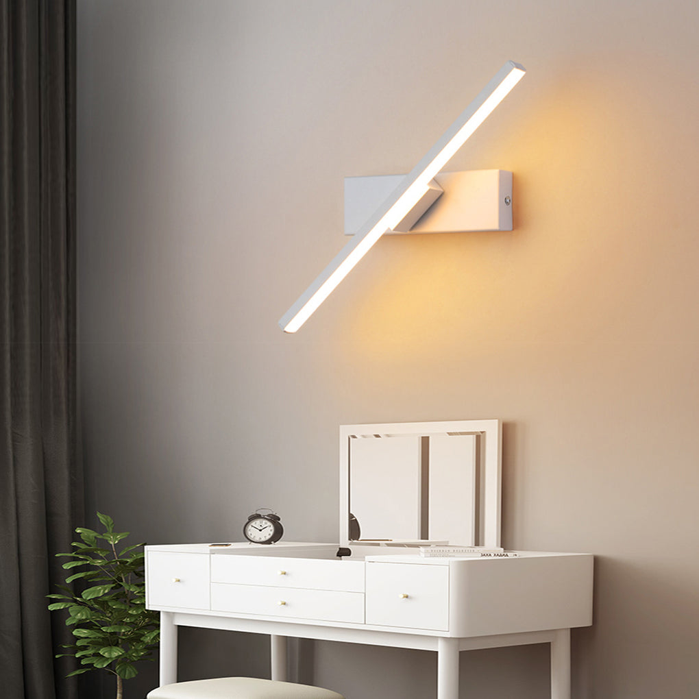 Draaibara LED-stripp Modern Vägglampa Väggsconces Belysning
