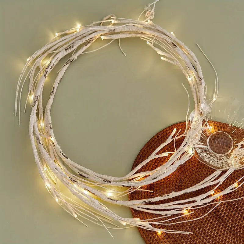 Halloween & Jul LED Gren Girlang – 180 cm Dekoration med 48 LEDs & Timer