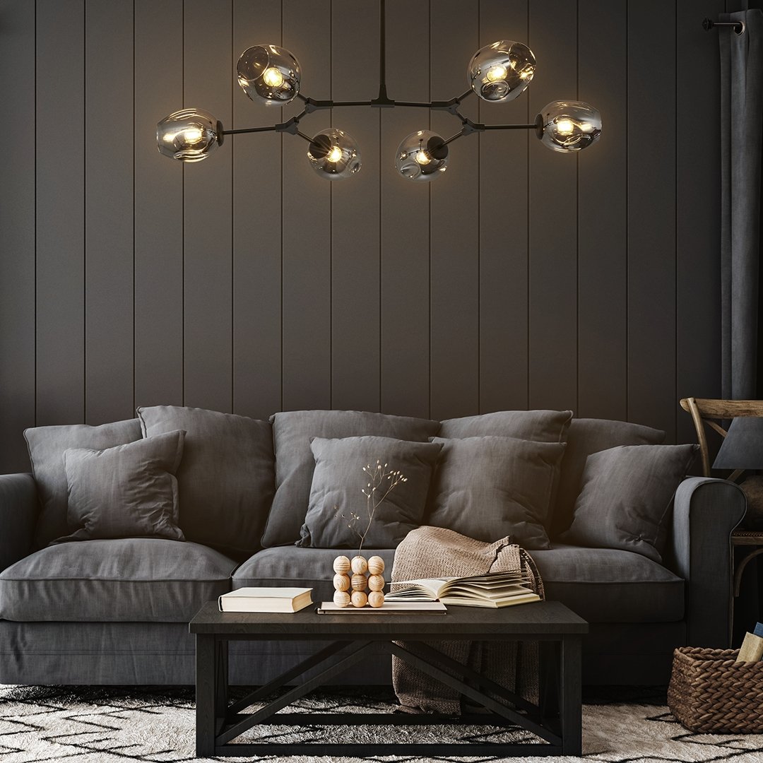 GlowPulse - LED Hänglampa med Variabel Längd och Varmt Ljus