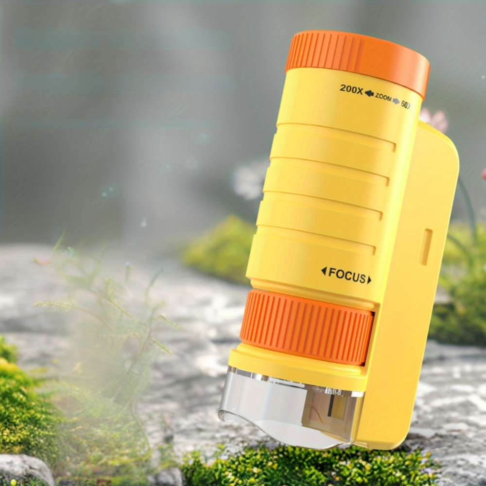 Mini Mikroskop med LED-lampa för Barn