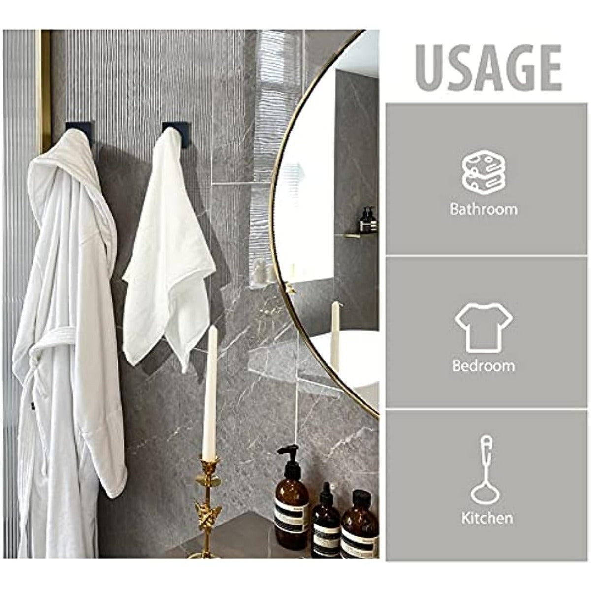 Händiga Självklibbande Krok - För Organisation och Bekvämlighet