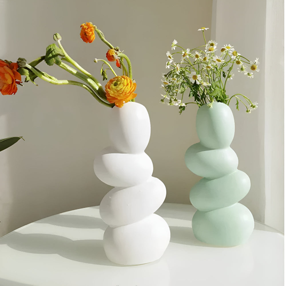 STRATA Skulptural Keramisk Vasa