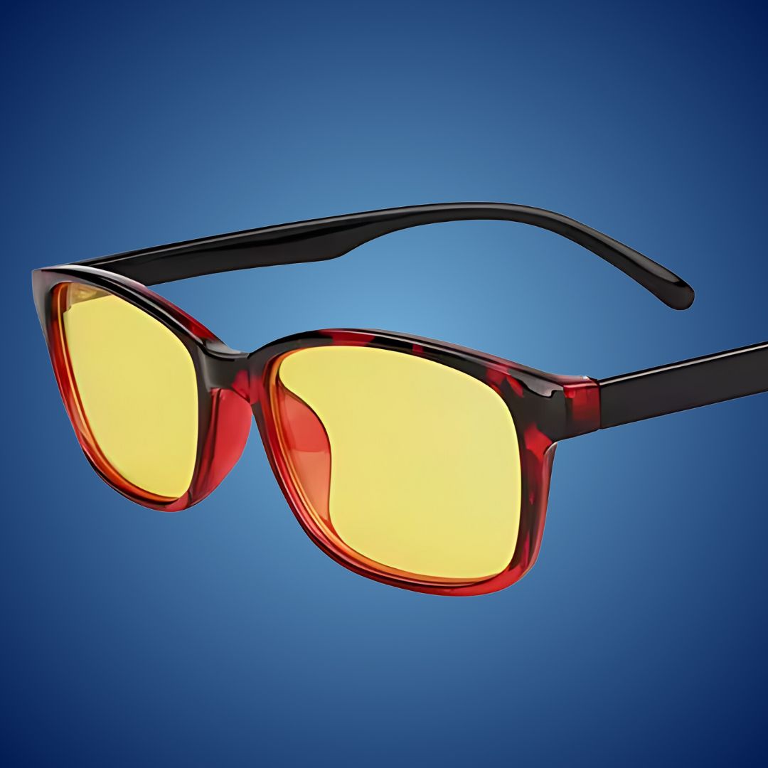 Blå ljusglasögon för ögonbelastning på skärm