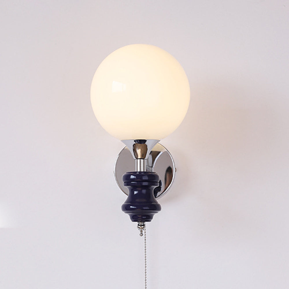 Fransk Medeltida Vintage Bauhaus Vägglampa