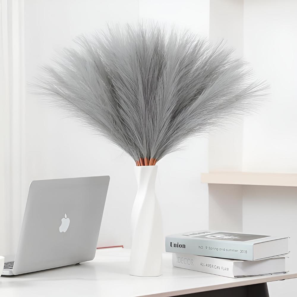 Stiliga Faux Pampas Gräs Stjälkar | 3 St