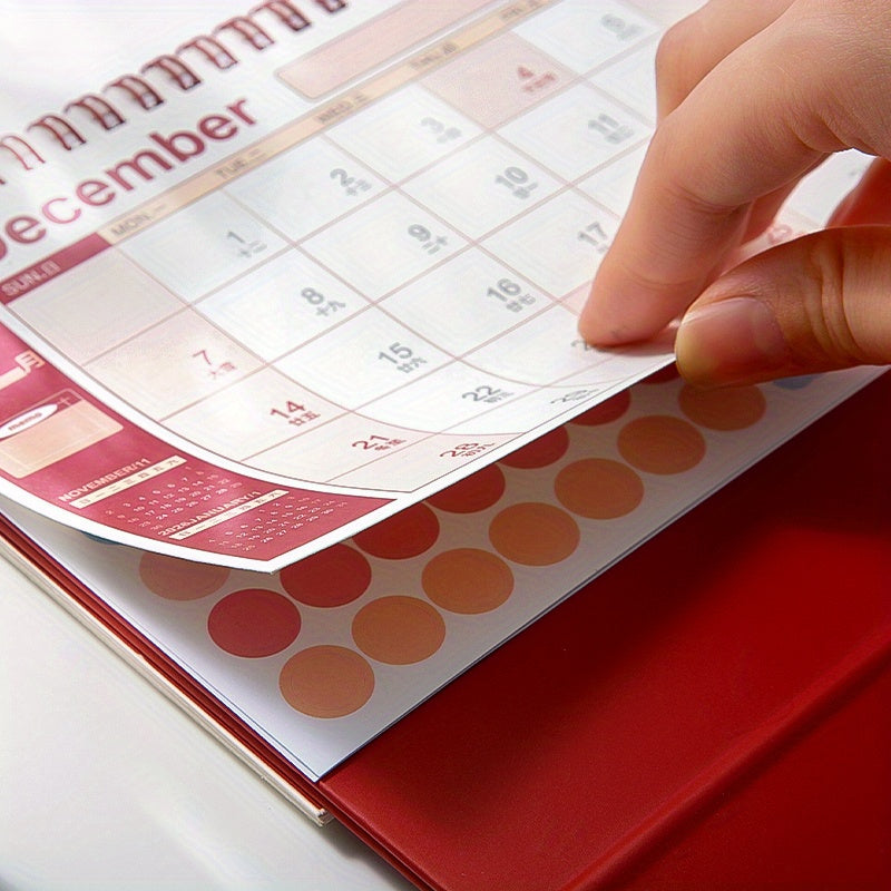 Skrivbordskalender med daglig planerare-layout