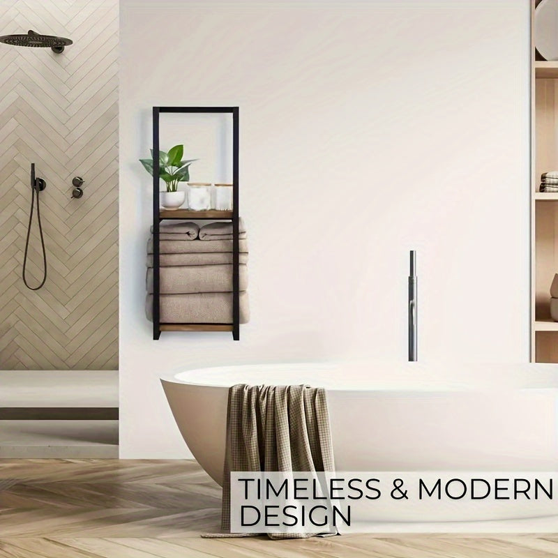 Platsbesparande Handduksställ - För ett Prydligt Badrum