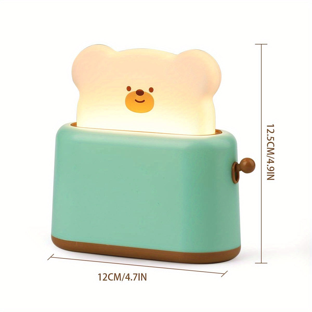 GlowSphere - Charmig Färgglad LED Nattlampa för Sängrumsinredning