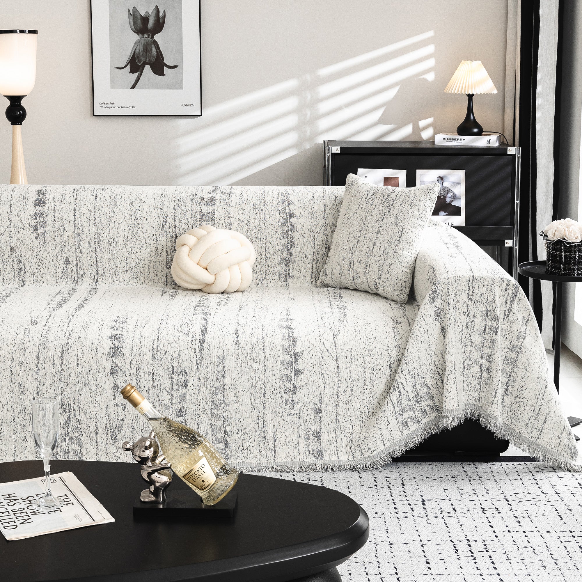 Samtida Canvas Sofföverdrag - Modernt, Stiligt & Hållbart Soffskydd