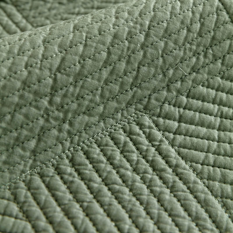 Minimalist All-Season Solid Cotton Geometric Sofföverdrag